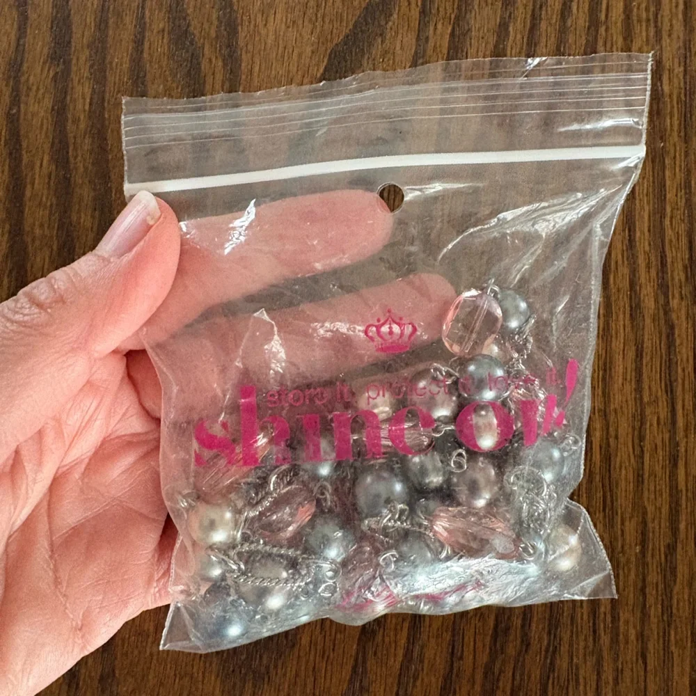 Premier Designs Pink and Silver Fashion Necklace - Picture 6 of 6